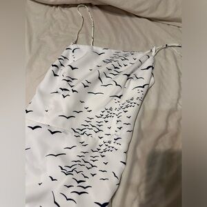 White and black maxi dress tags on never worn - size 8